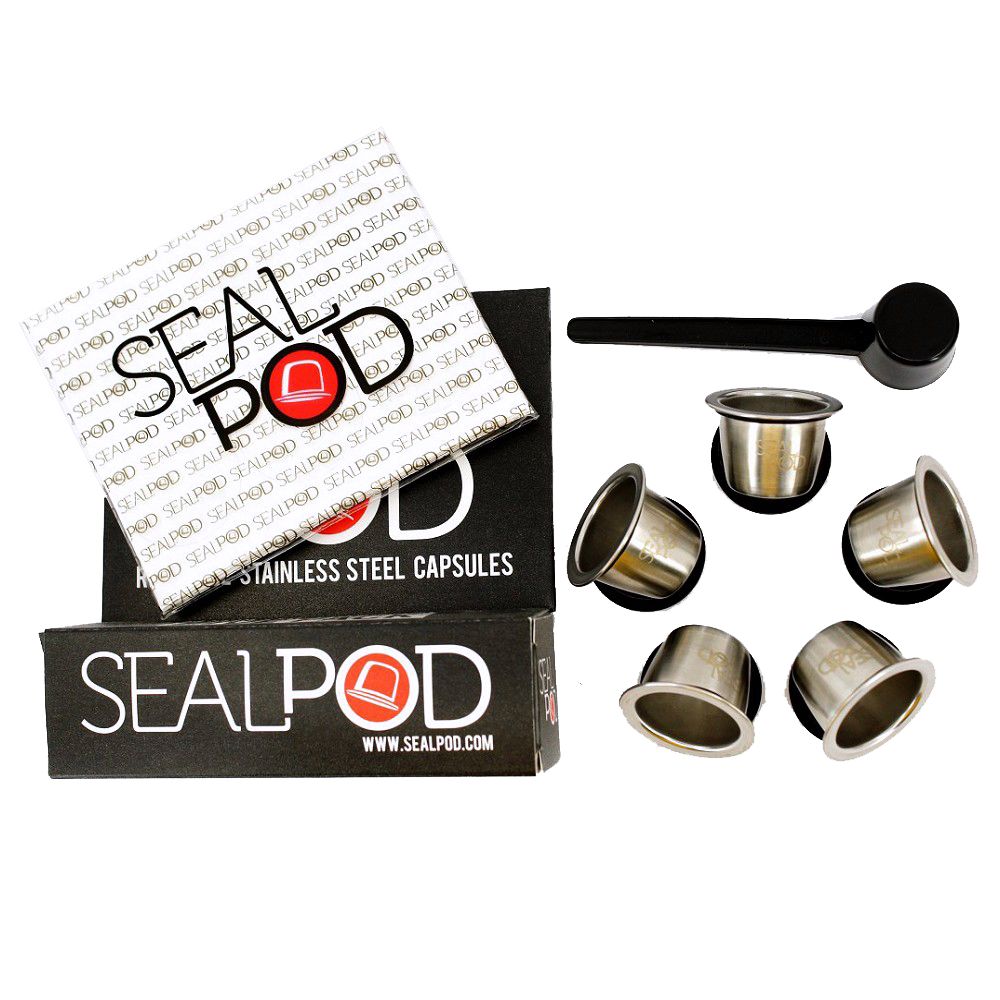 Compatible Refillable 5 Sealpod Nespresso Capsules